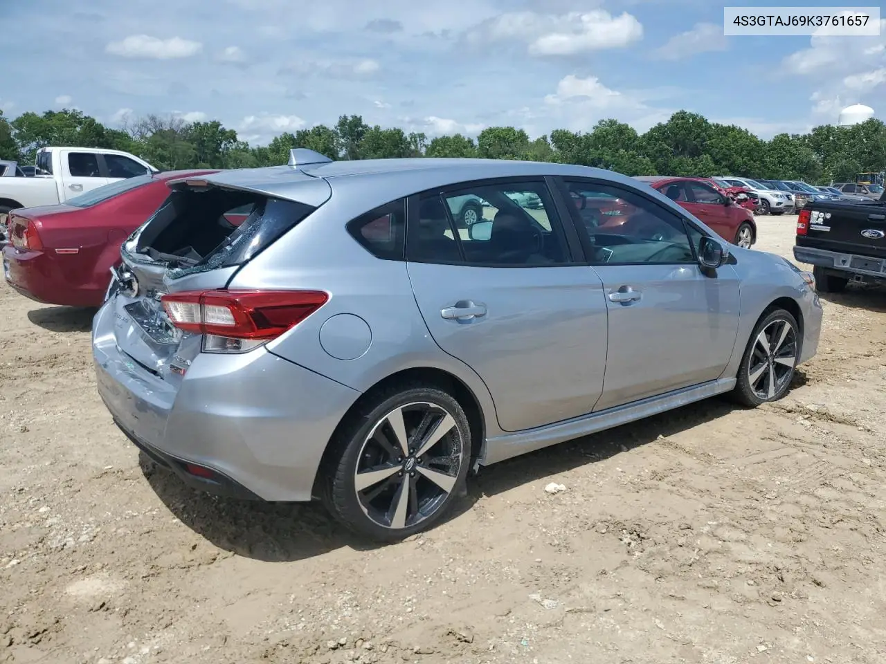 2019 Subaru Impreza Sport VIN: 4S3GTAJ69K3761657 Lot: 61635375