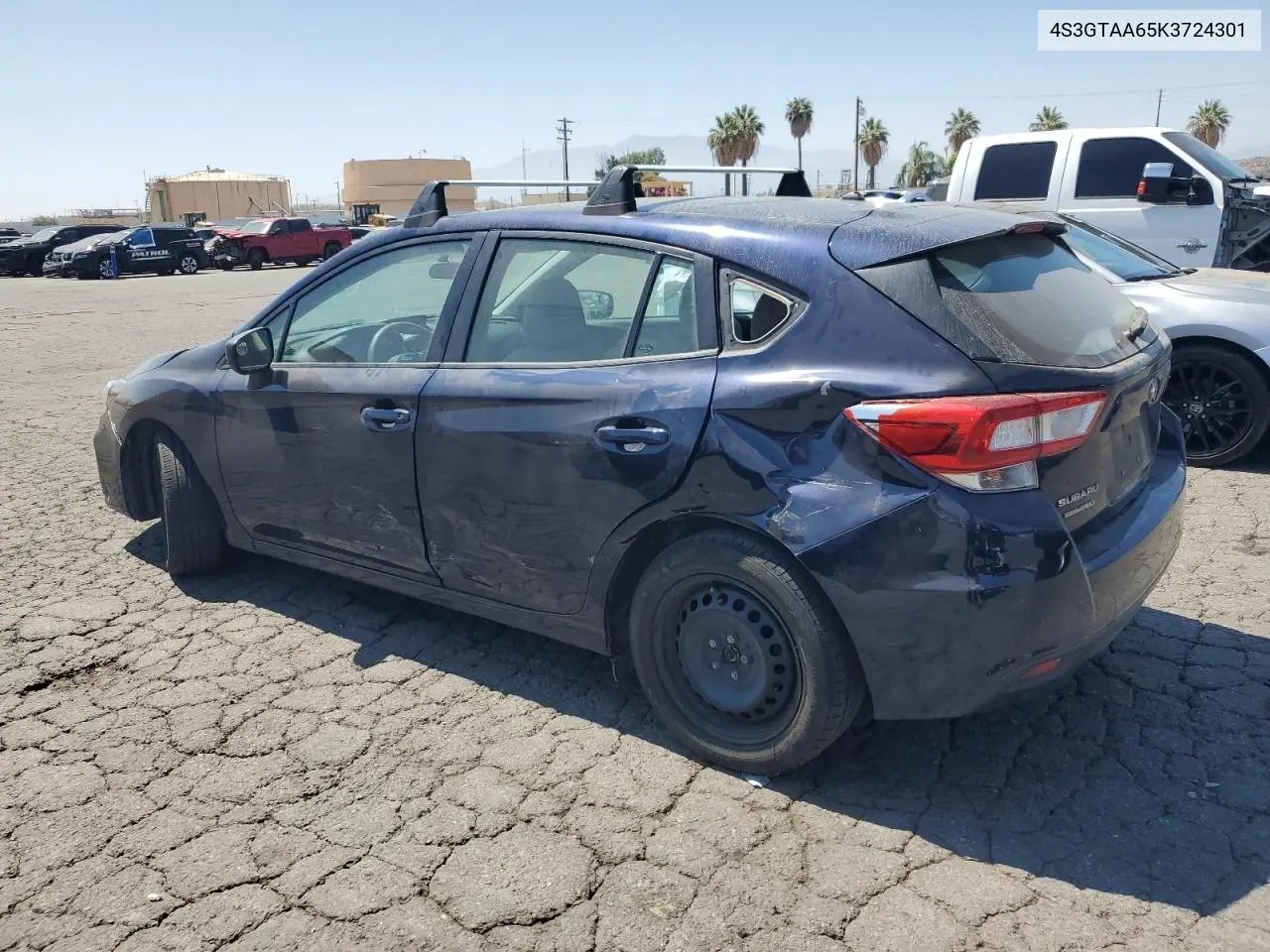 2019 Subaru Impreza VIN: 4S3GTAA65K3724301 Lot: 62013555