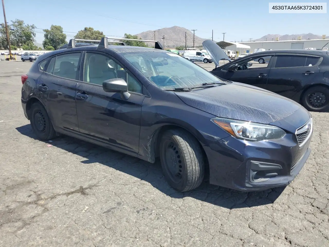 2019 Subaru Impreza VIN: 4S3GTAA65K3724301 Lot: 62013555