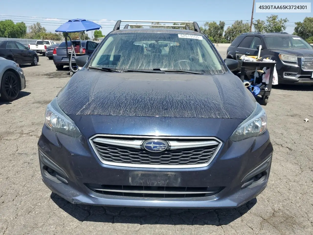 2019 Subaru Impreza VIN: 4S3GTAA65K3724301 Lot: 62013555