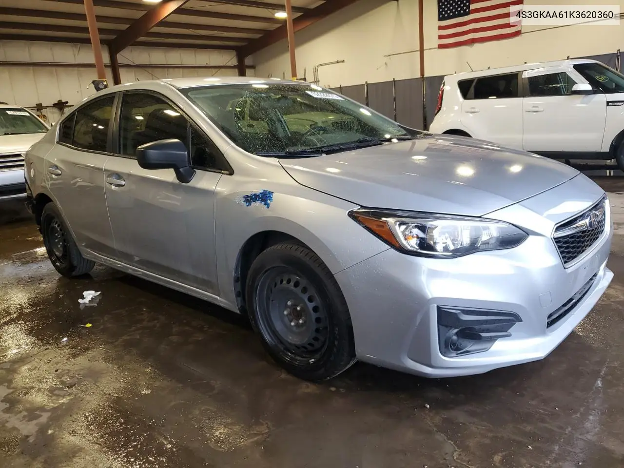 2019 Subaru Impreza VIN: 4S3GKAA61K3620360 Lot: 62329375