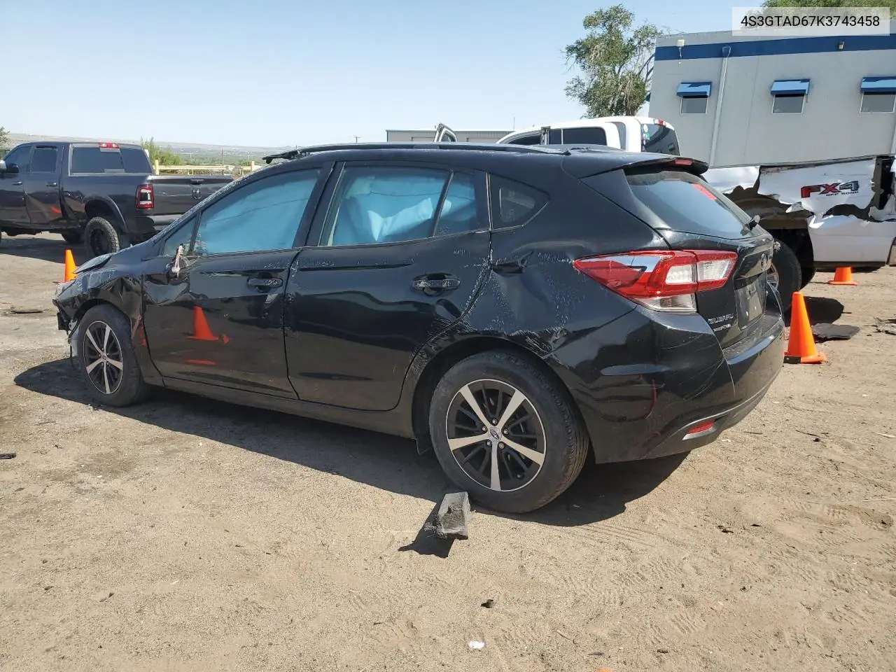 2019 Subaru Impreza Premium VIN: 4S3GTAD67K3743458 Lot: 62363985
