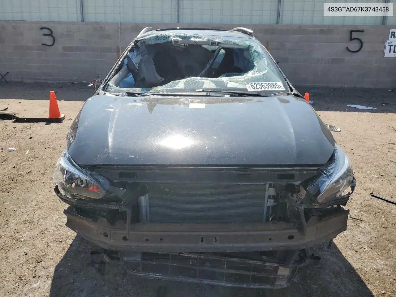 2019 Subaru Impreza Premium VIN: 4S3GTAD67K3743458 Lot: 62363985