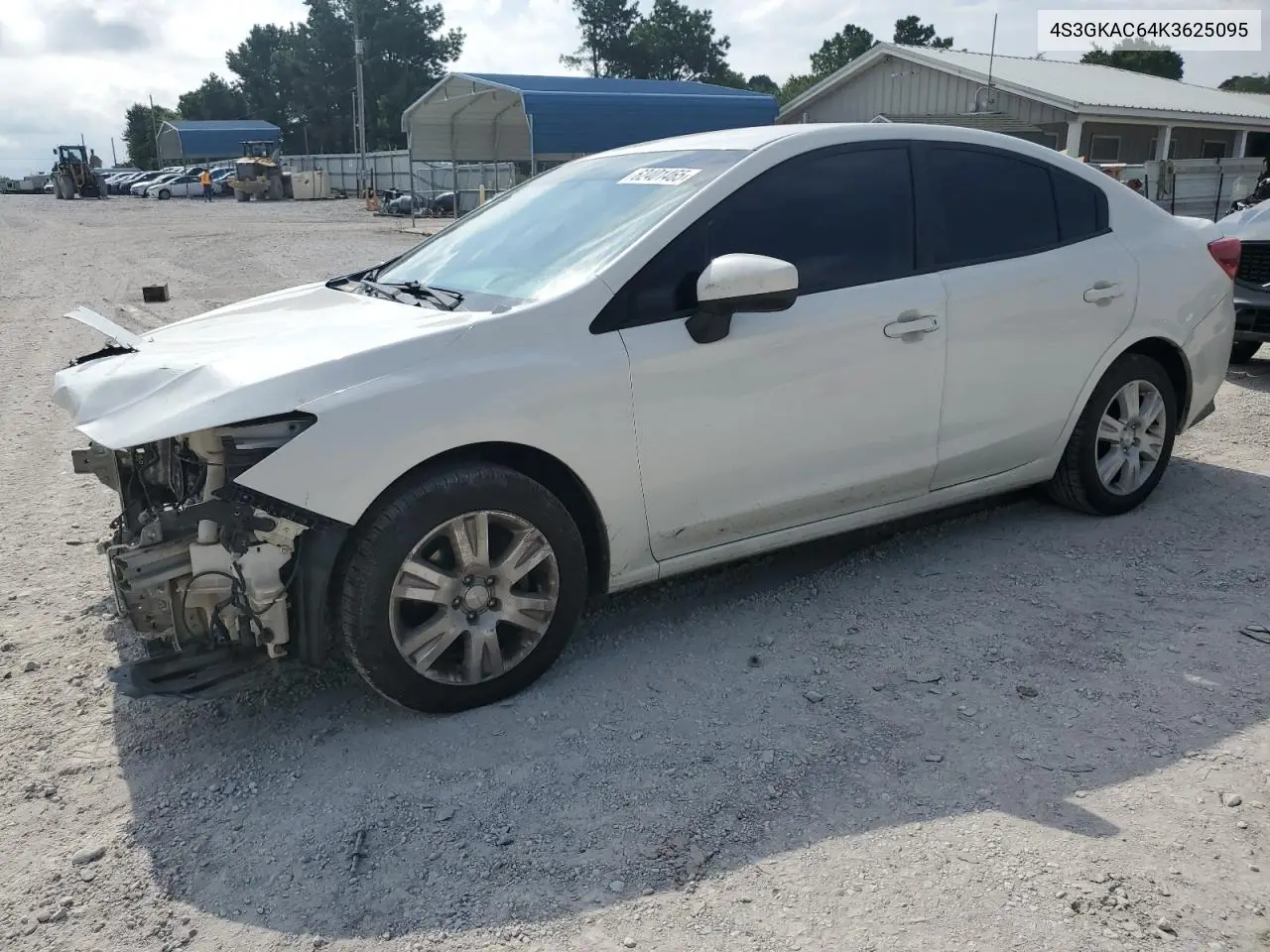 2019 Subaru Impreza Premium VIN: 4S3GKAC64K3625095 Lot: 62401465