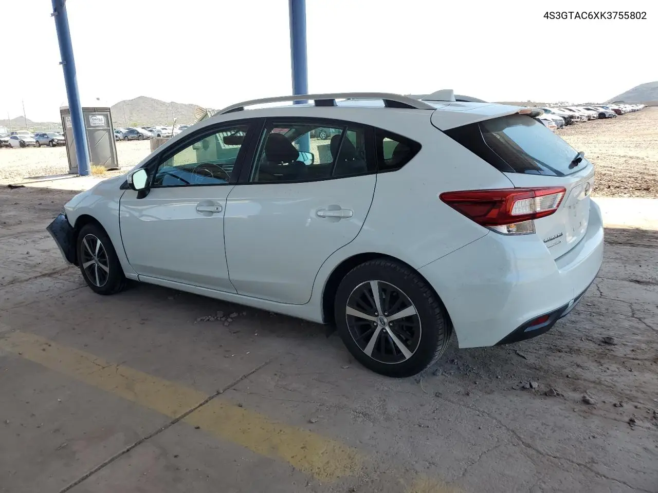 2019 Subaru Impreza Premium VIN: 4S3GTAC6XK3755802 Lot: 63002505