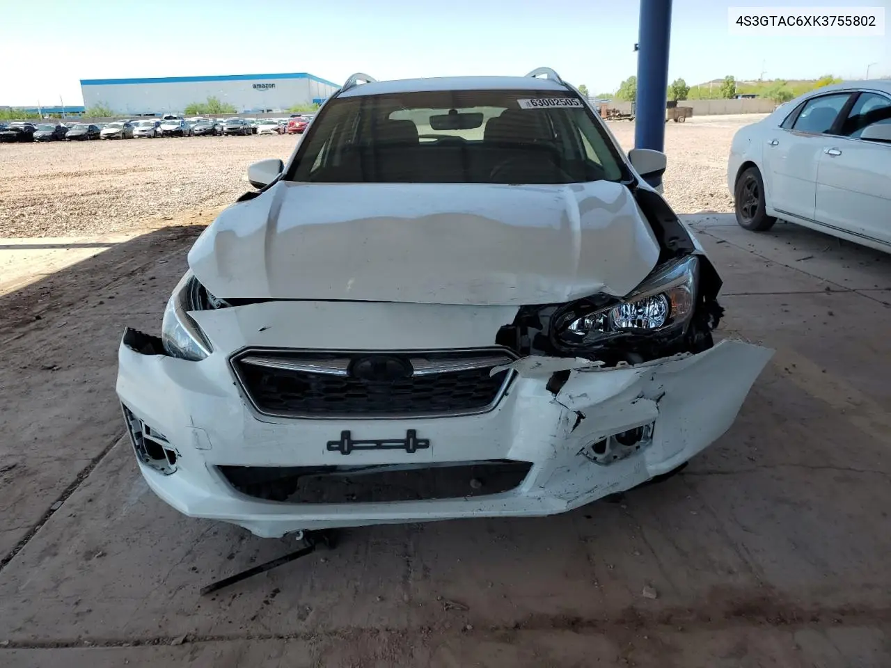 2019 Subaru Impreza Premium VIN: 4S3GTAC6XK3755802 Lot: 63002505