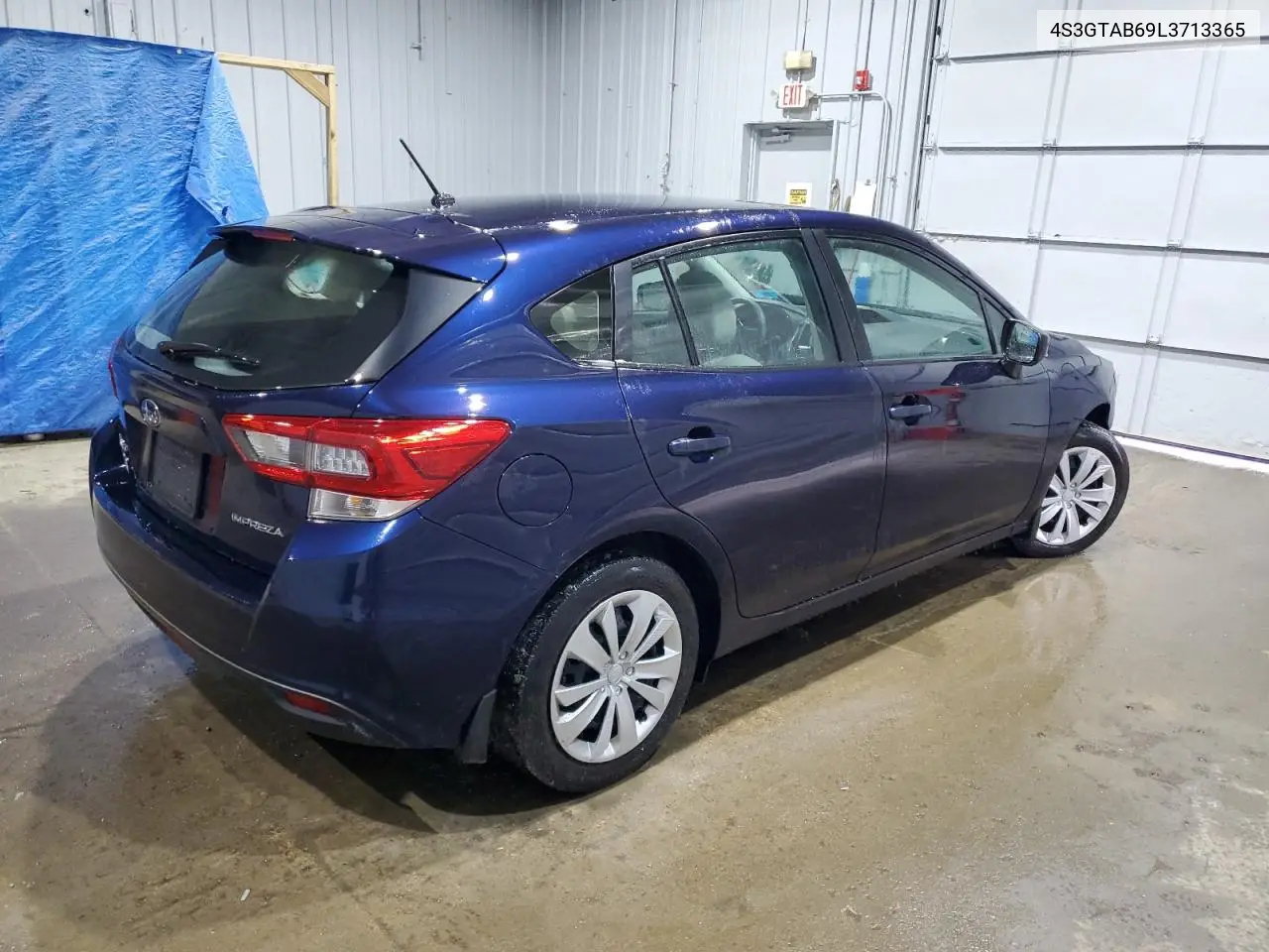 2020 Subaru Impreza VIN: 4S3GTAB69L3713365 Lot: 51605555