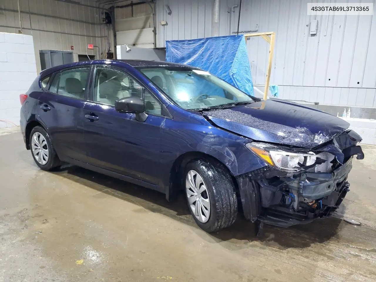 2020 Subaru Impreza VIN: 4S3GTAB69L3713365 Lot: 51605555