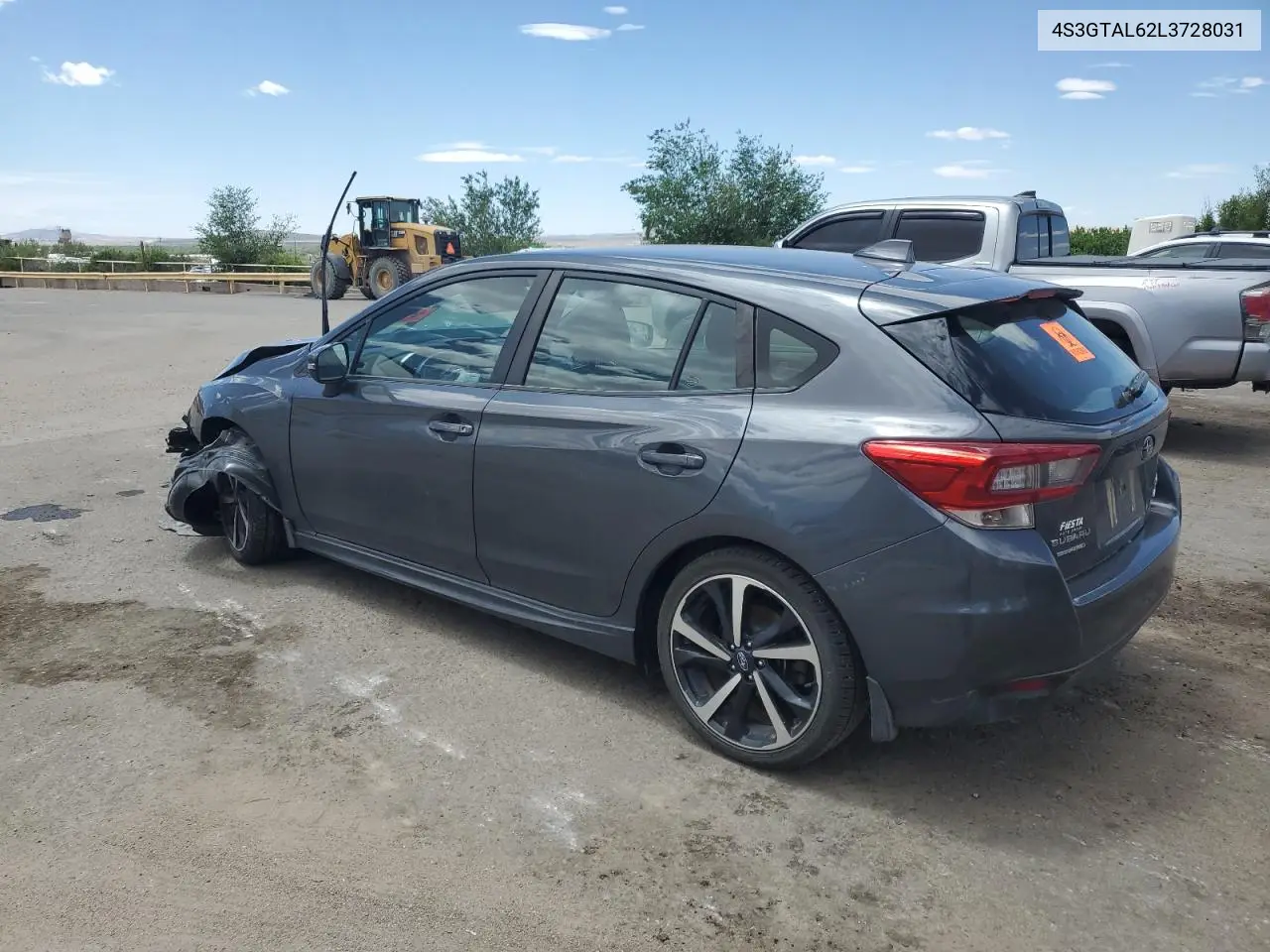 2020 Subaru Impreza Sport VIN: 4S3GTAL62L3728031 Lot: 56913695