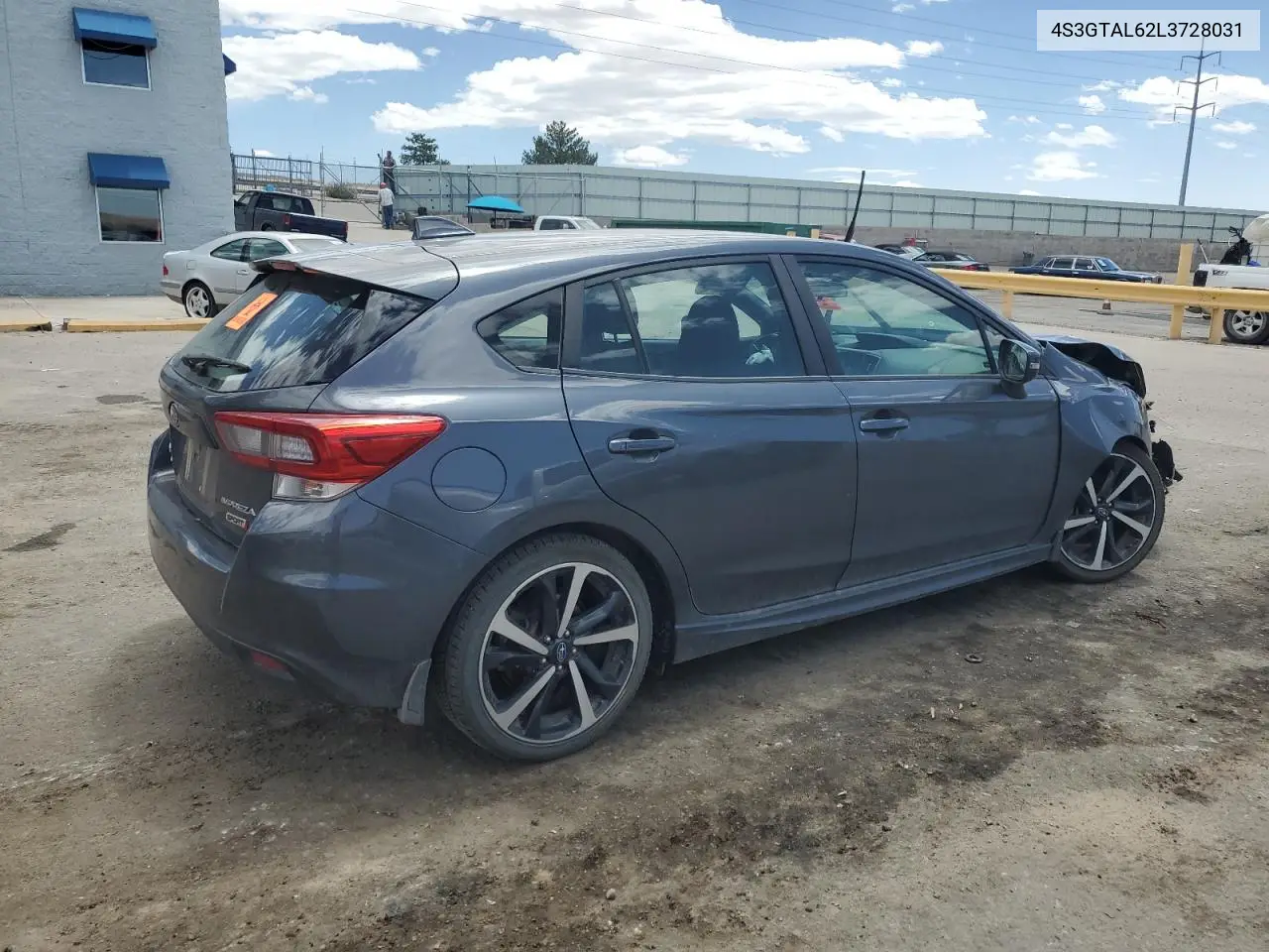 2020 Subaru Impreza Sport VIN: 4S3GTAL62L3728031 Lot: 56913695