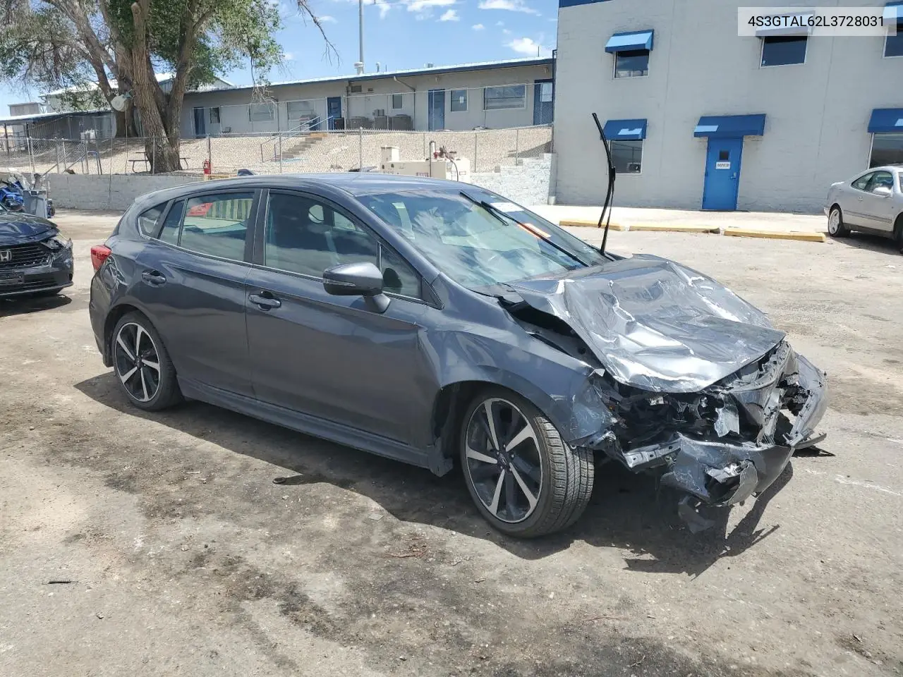 2020 Subaru Impreza Sport VIN: 4S3GTAL62L3728031 Lot: 56913695