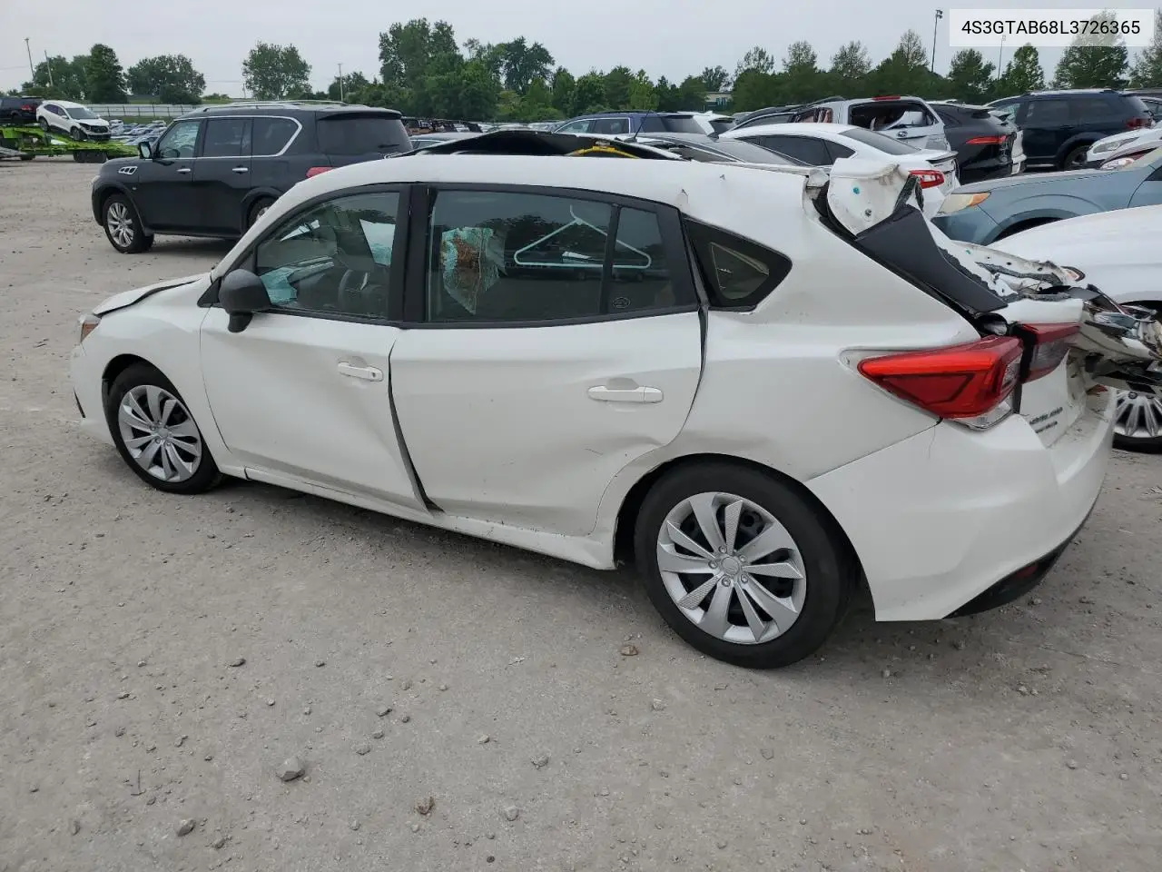 2020 Subaru Impreza VIN: 4S3GTAB68L3726365 Lot: 60624075