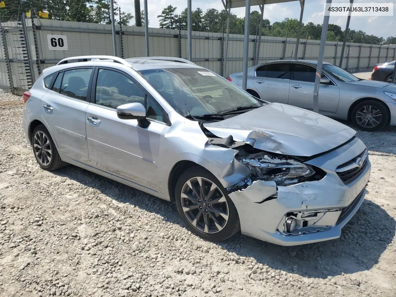 2020 Subaru Impreza Limited VIN: 4S3GTAU63L3713438 Lot: 61822925