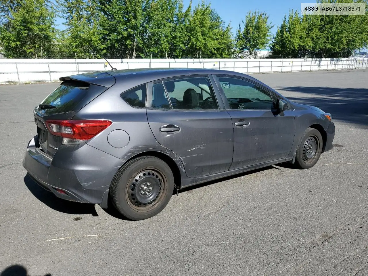 2020 Subaru Impreza VIN: 4S3GTAB67L3718371 Lot: 62015285