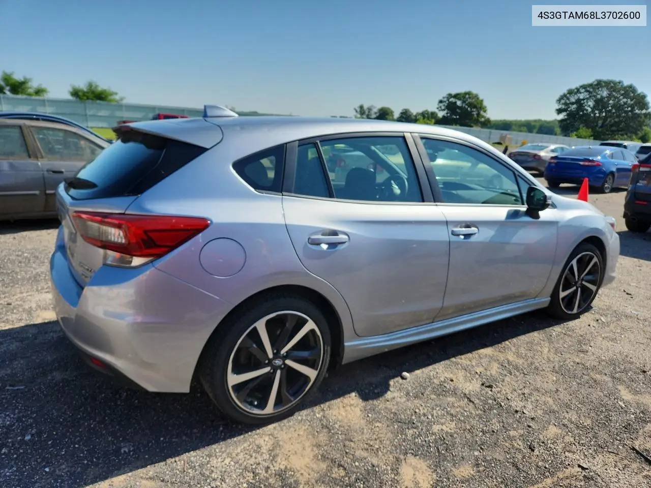 2020 Subaru Impreza Sport VIN: 4S3GTAM68L3702600 Lot: 62135295