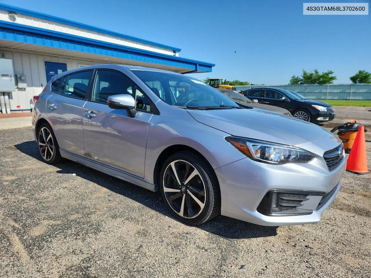 2020 Subaru Impreza Sport VIN: 4S3GTAM68L3702600 Lot: 62135295