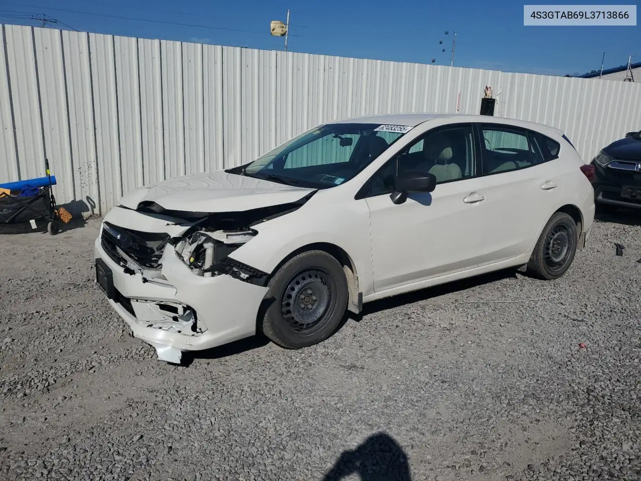 2020 Subaru Impreza VIN: 4S3GTAB69L3713866 Lot: 62483255