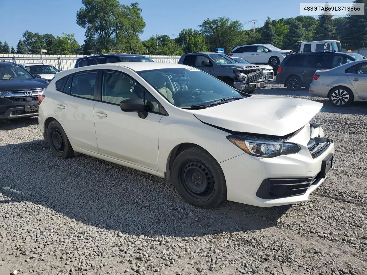 2020 Subaru Impreza VIN: 4S3GTAB69L3713866 Lot: 62483255