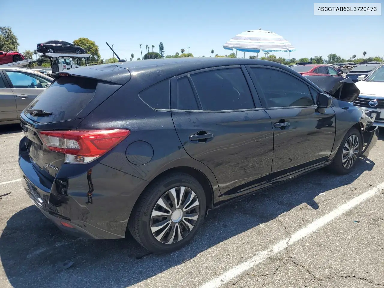 2020 Subaru Impreza VIN: 4S3GTAB63L3720473 Lot: 62688625