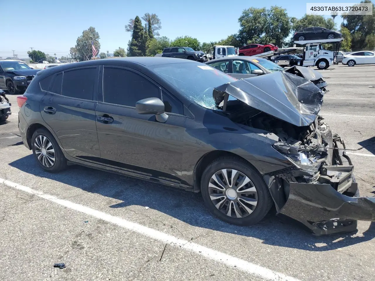 2020 Subaru Impreza VIN: 4S3GTAB63L3720473 Lot: 62688625