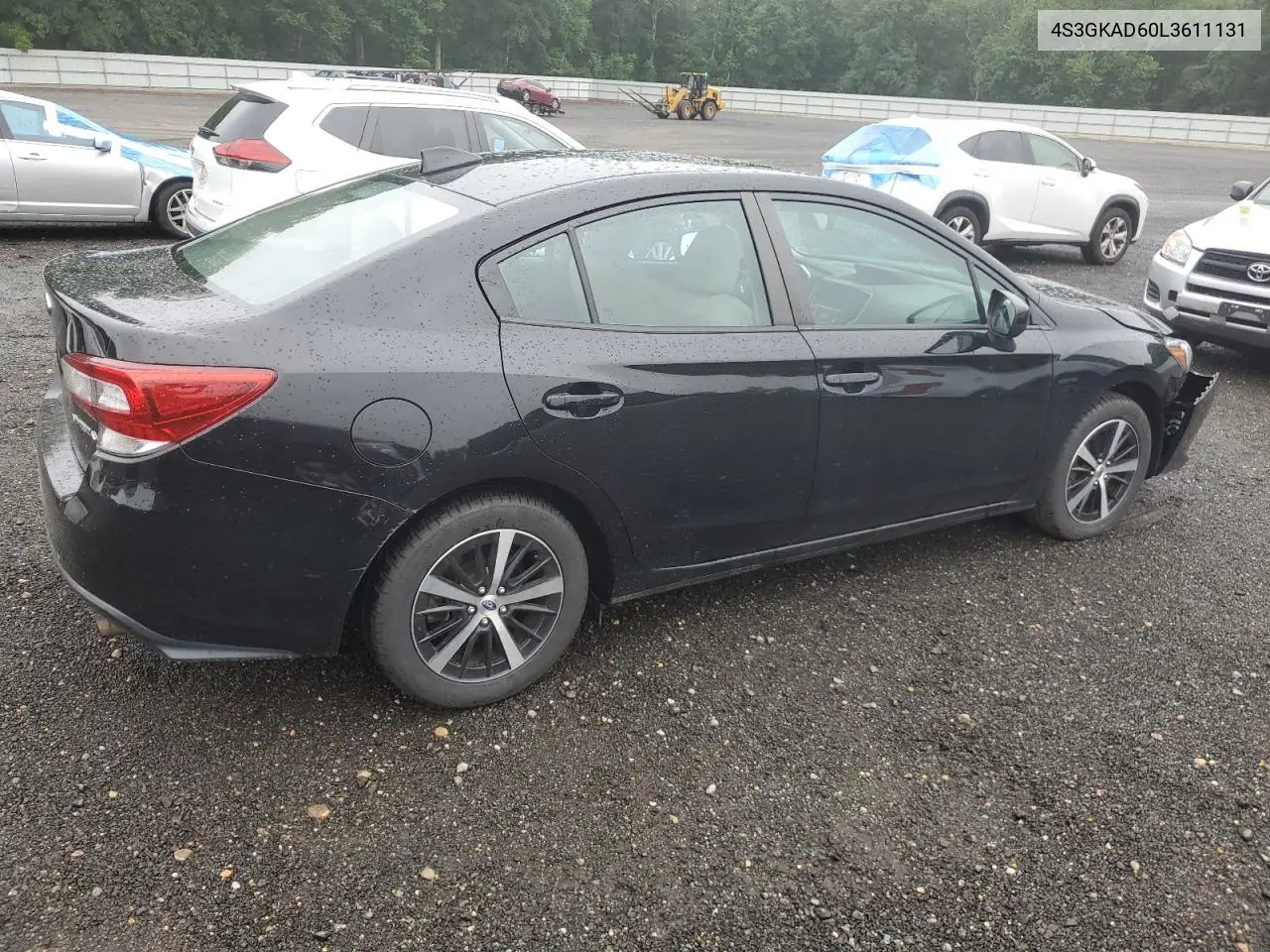 2020 Subaru Impreza Premium VIN: 4S3GKAD60L3611131 Lot: 62931395