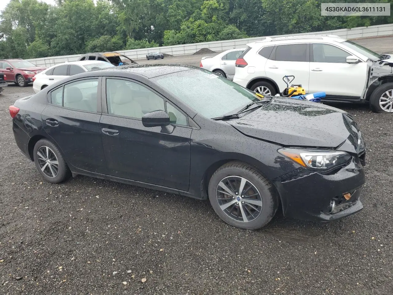 2020 Subaru Impreza Premium VIN: 4S3GKAD60L3611131 Lot: 62931395