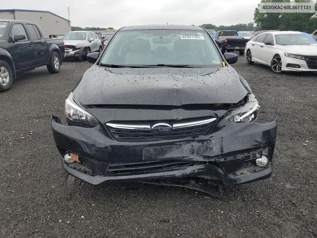 2020 Subaru Impreza Premium VIN: 4S3GKAD60L3611131 Lot: 62931395