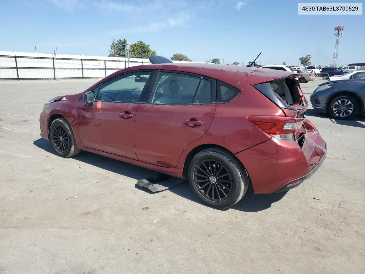 2020 Subaru Impreza VIN: 4S3GTAB63L3700529 Lot: 62965575