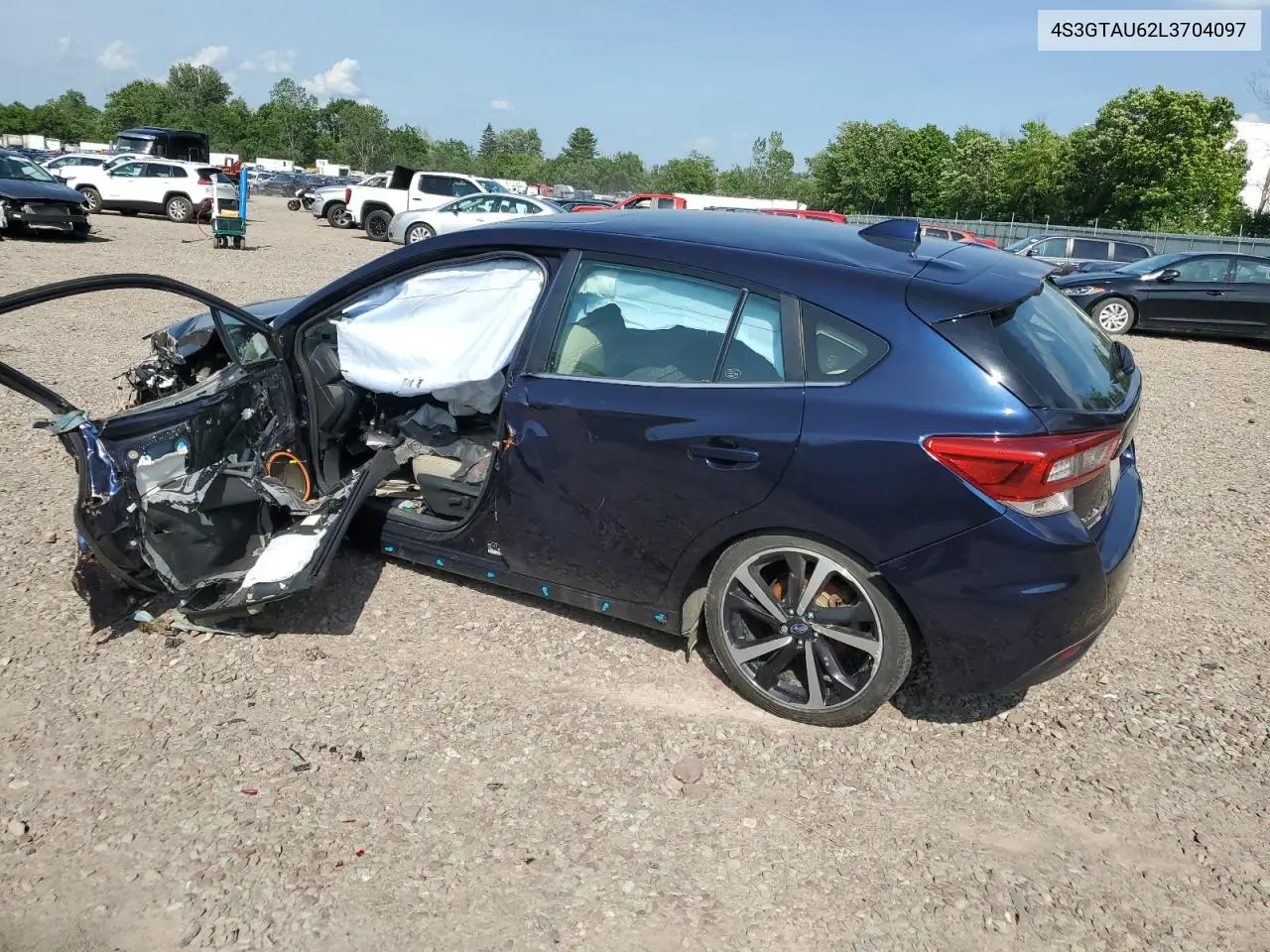 2020 Subaru Impreza Limited VIN: 4S3GTAU62L3704097 Lot: 63503215