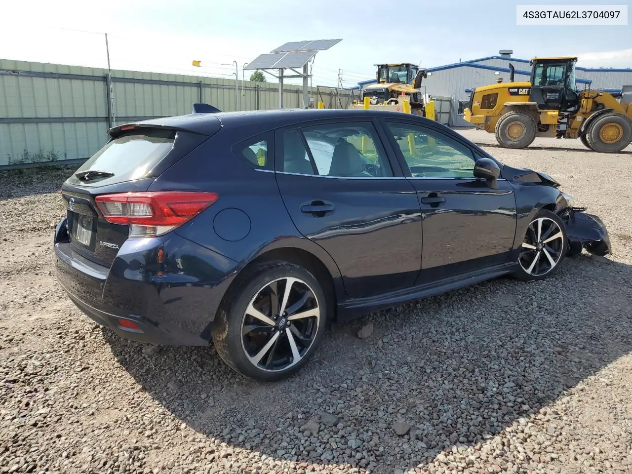2020 Subaru Impreza Limited VIN: 4S3GTAU62L3704097 Lot: 63503215
