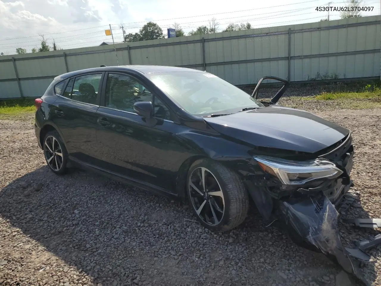 2020 Subaru Impreza Limited VIN: 4S3GTAU62L3704097 Lot: 63503215
