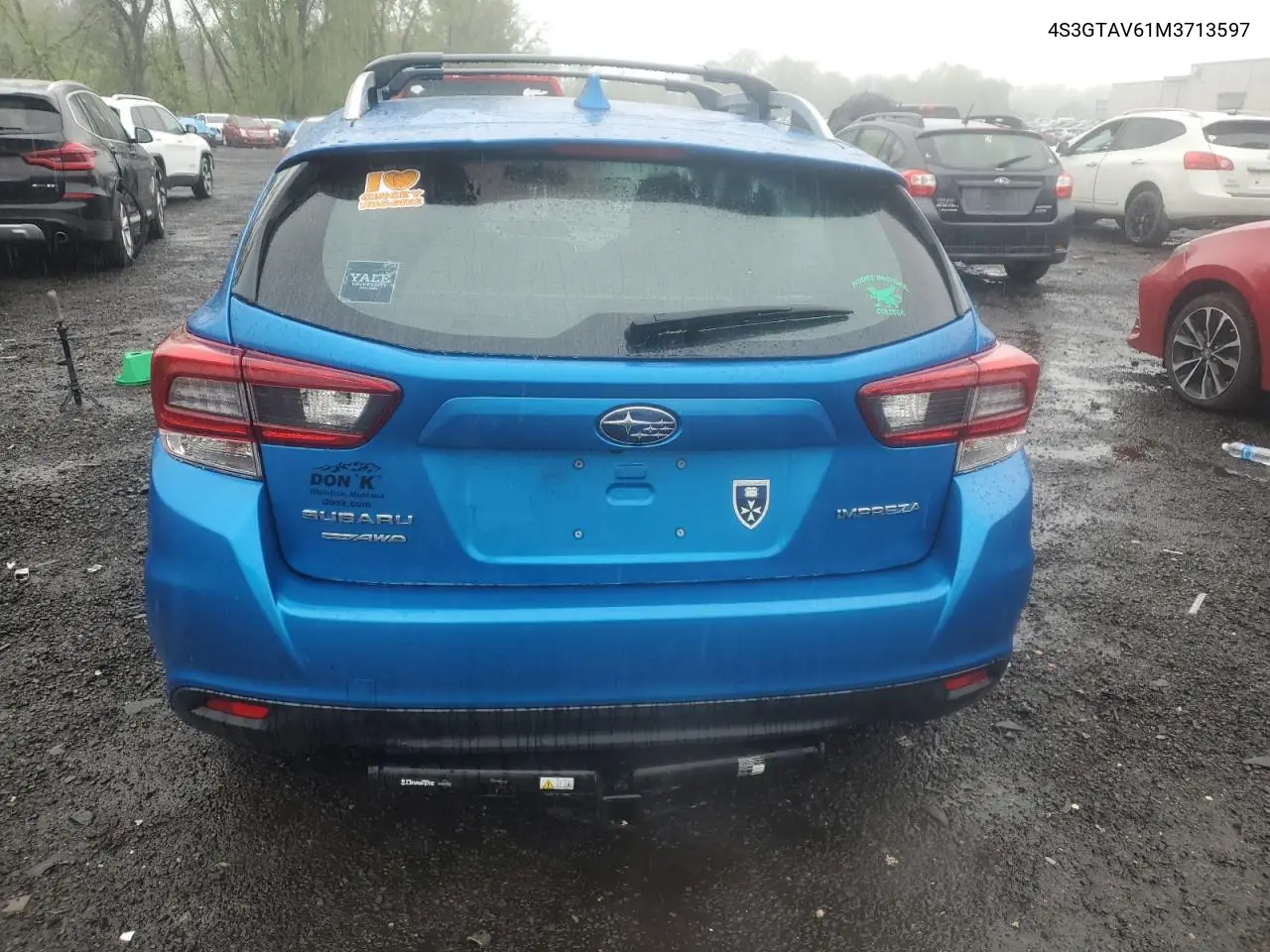 2021 Subaru Impreza Premium VIN: 4S3GTAV61M3713597 Lot: 55585335