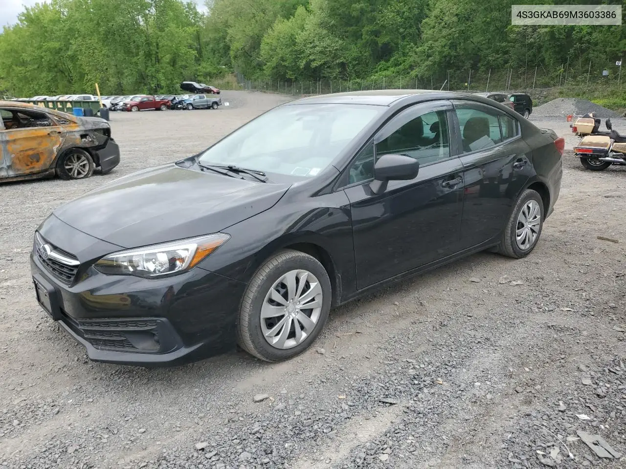 2021 Subaru Impreza VIN: 4S3GKAB69M3603386 Lot: 56720605