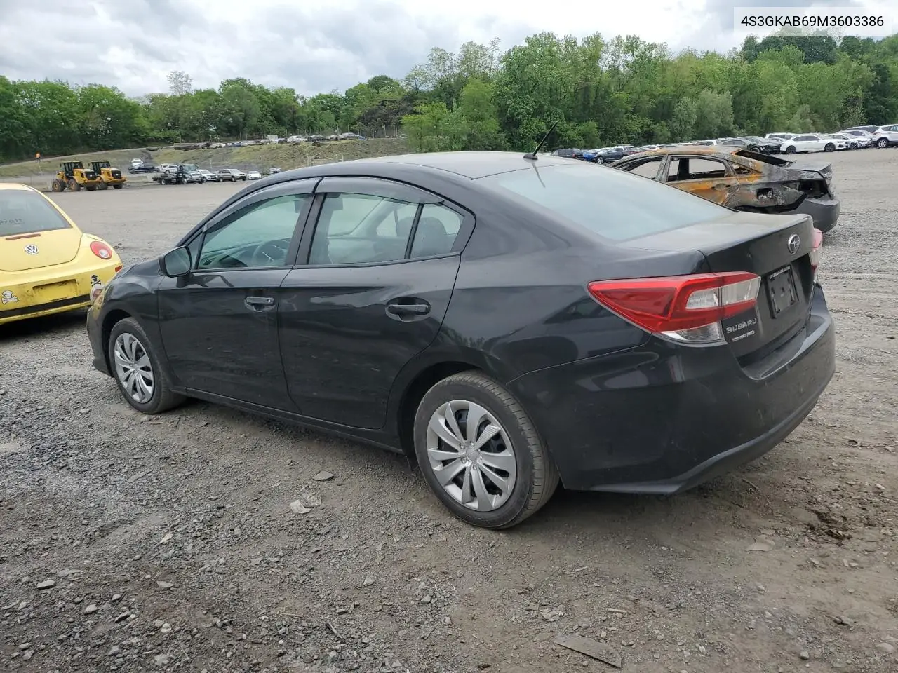 2021 Subaru Impreza VIN: 4S3GKAB69M3603386 Lot: 56720605