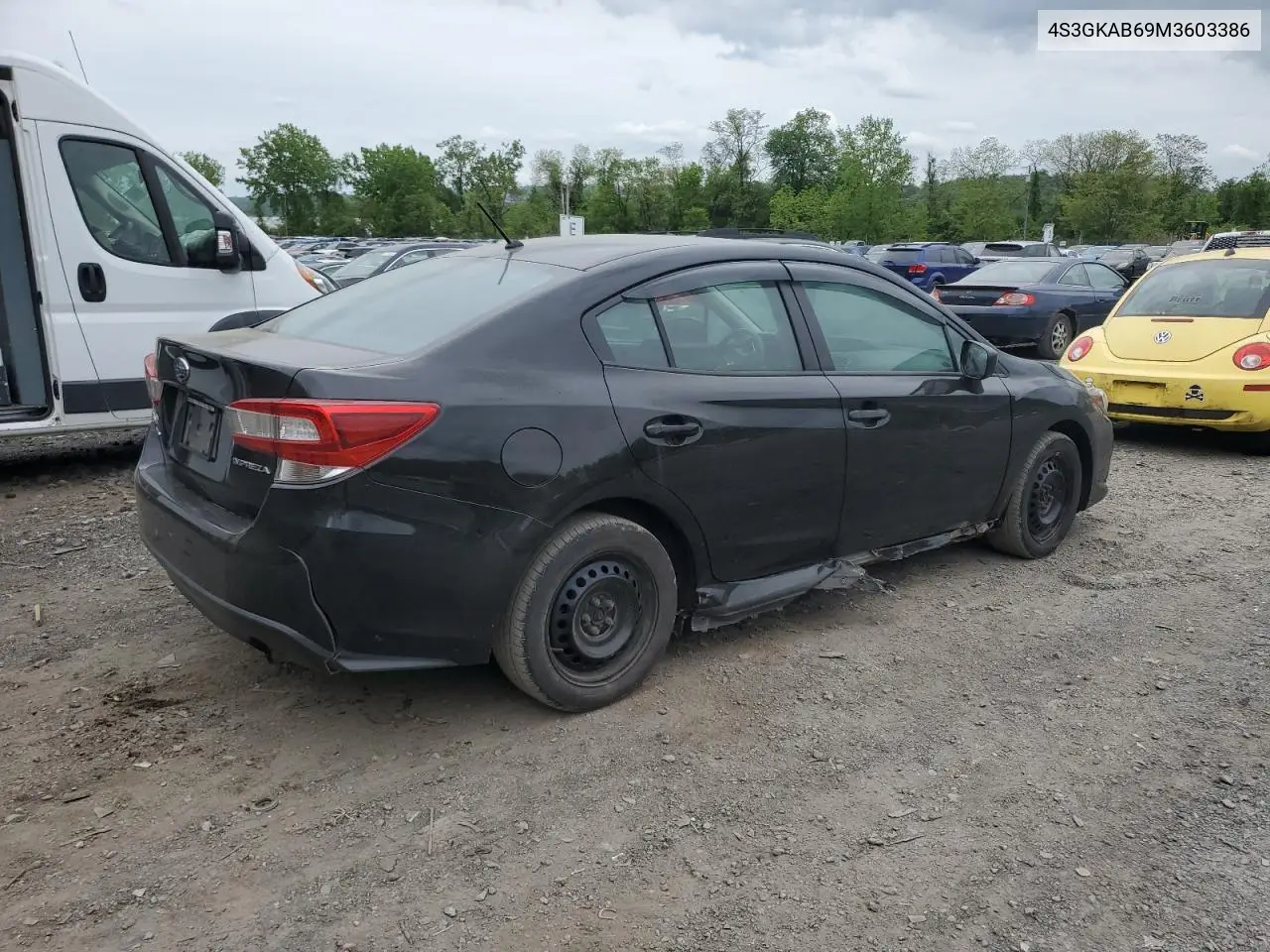 2021 Subaru Impreza VIN: 4S3GKAB69M3603386 Lot: 56720605