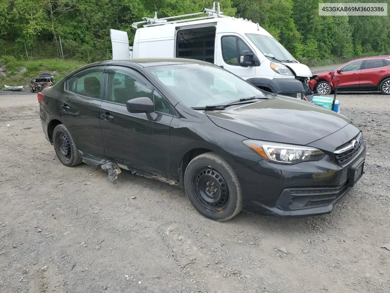 2021 Subaru Impreza VIN: 4S3GKAB69M3603386 Lot: 56720605