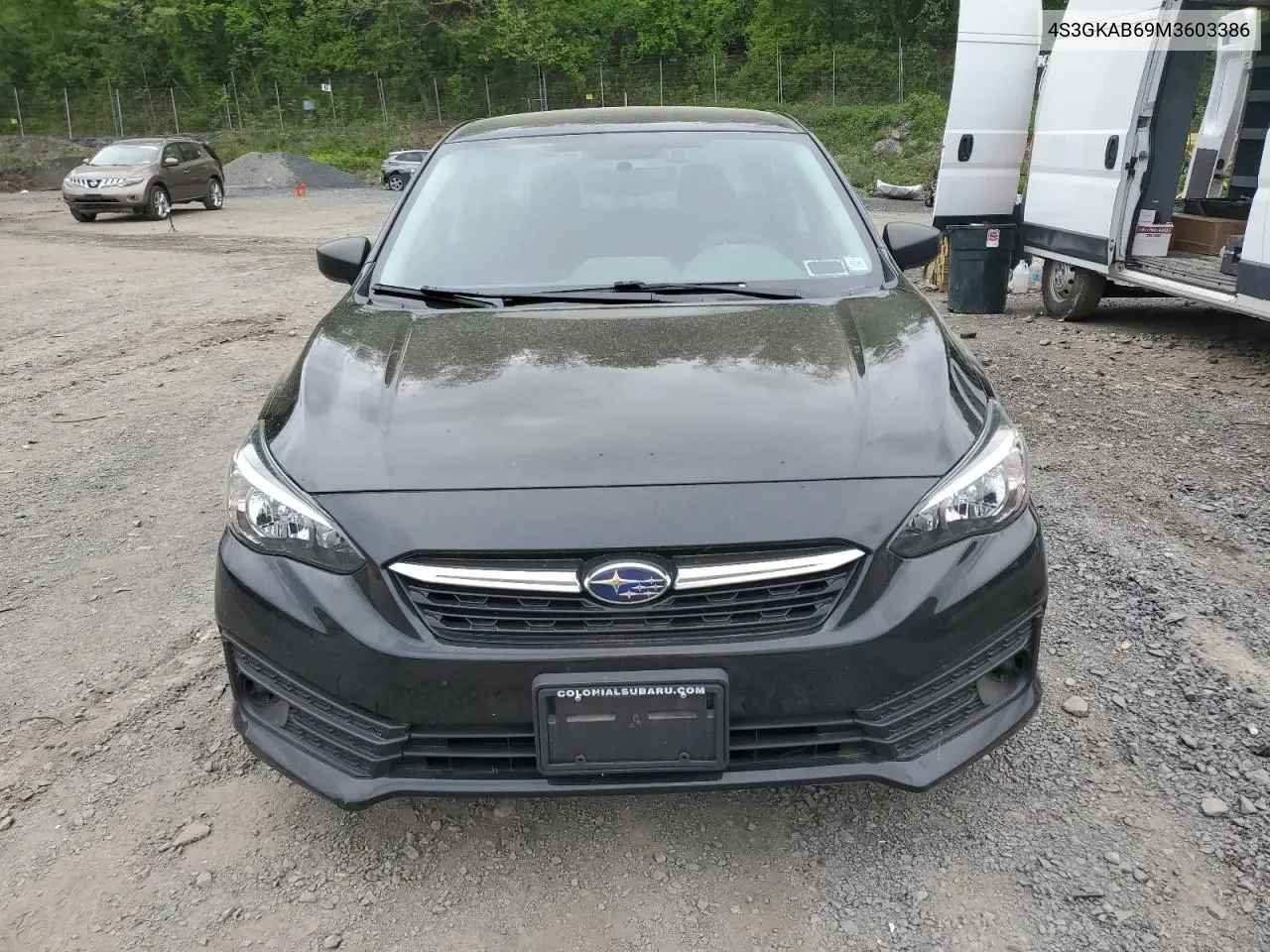 2021 Subaru Impreza VIN: 4S3GKAB69M3603386 Lot: 56720605