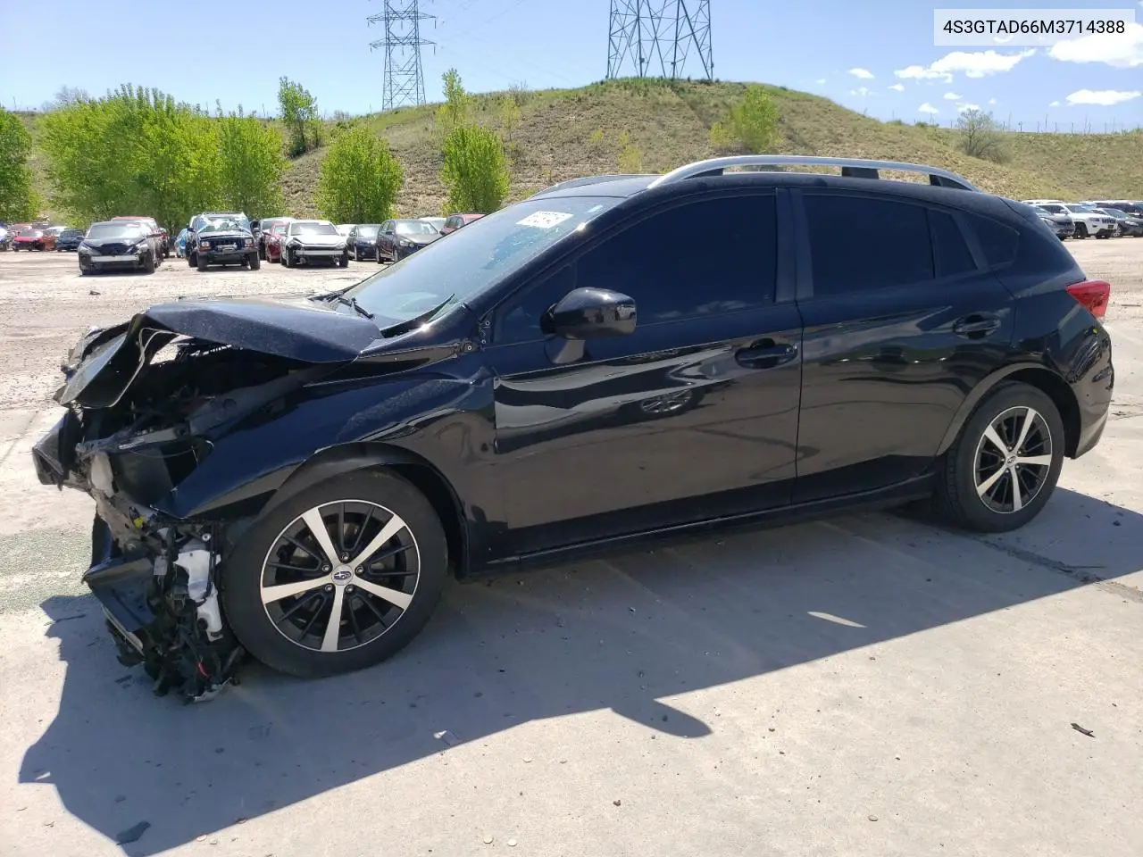 2021 Subaru Impreza Premium VIN: 4S3GTAD66M3714388 Lot: 56729745