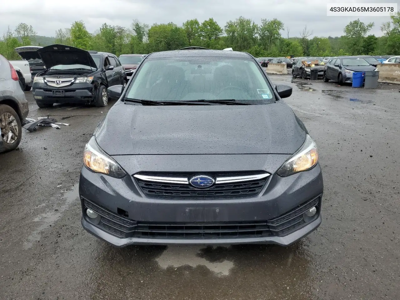2021 Subaru Impreza Premium VIN: 4S3GKAD65M3605178 Lot: 56871975