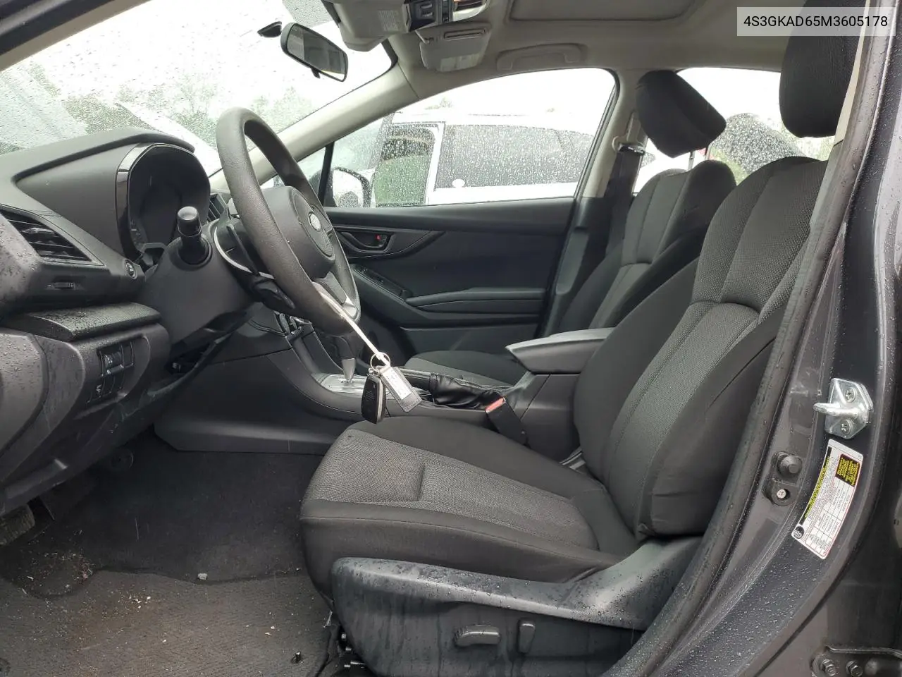 2021 Subaru Impreza Premium VIN: 4S3GKAD65M3605178 Lot: 56871975