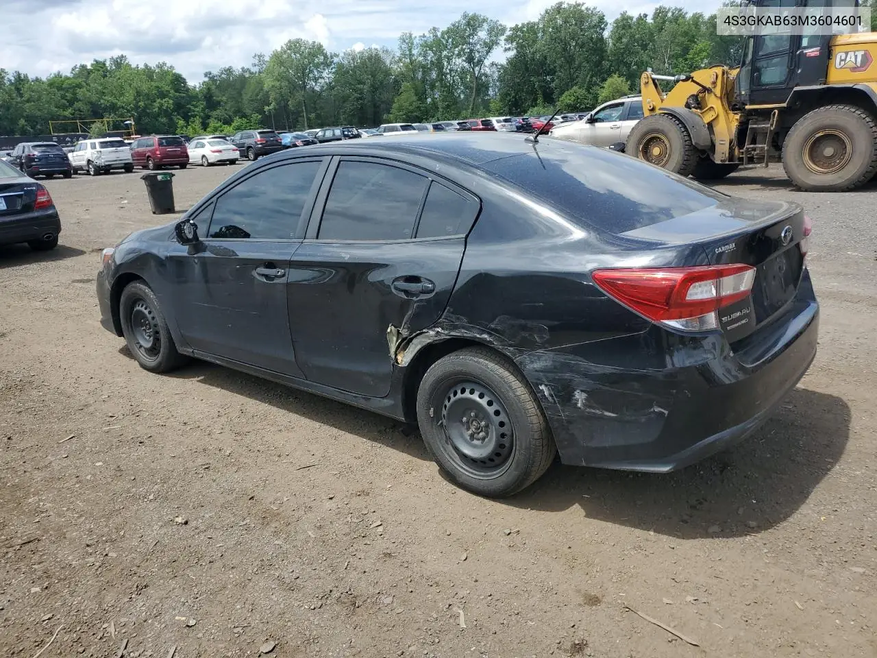 2021 Subaru Impreza VIN: 4S3GKAB63M3604601 Lot: 61808005