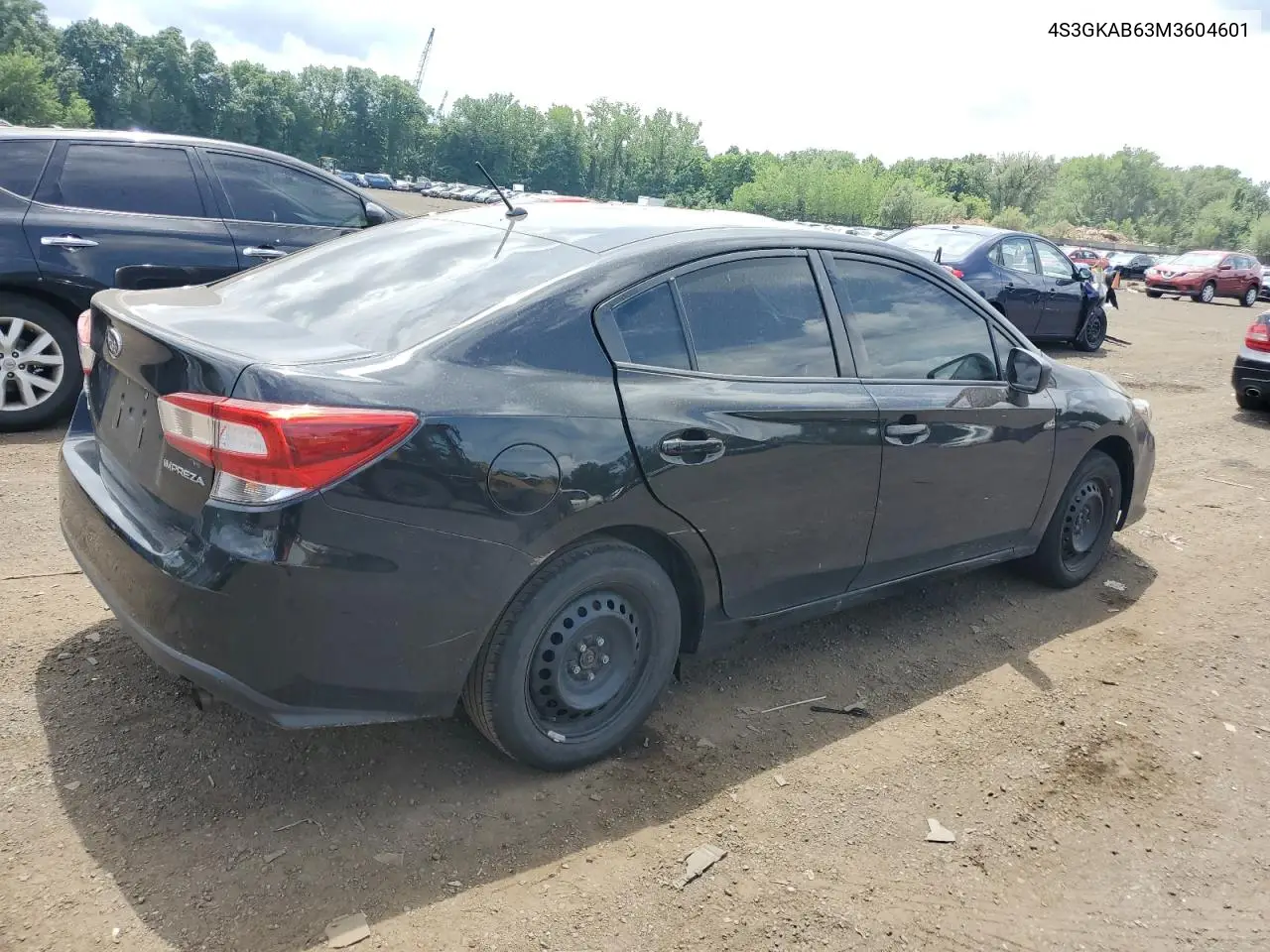 2021 Subaru Impreza VIN: 4S3GKAB63M3604601 Lot: 61808005