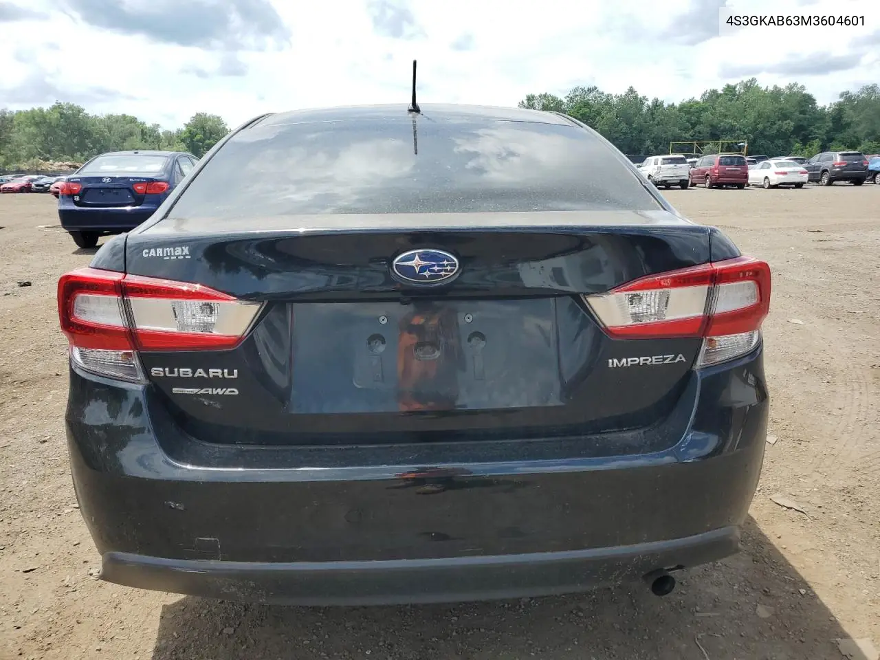 2021 Subaru Impreza VIN: 4S3GKAB63M3604601 Lot: 61808005