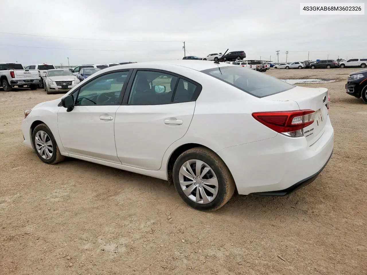 2021 Subaru Impreza VIN: 4S3GKAB68M3602326 Lot: 62389105