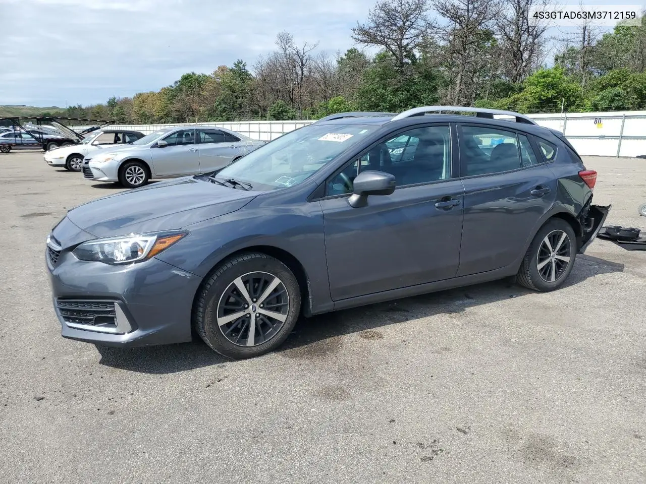 2021 Subaru Impreza Premium VIN: 4S3GTAD63M3712159 Lot: 62774905