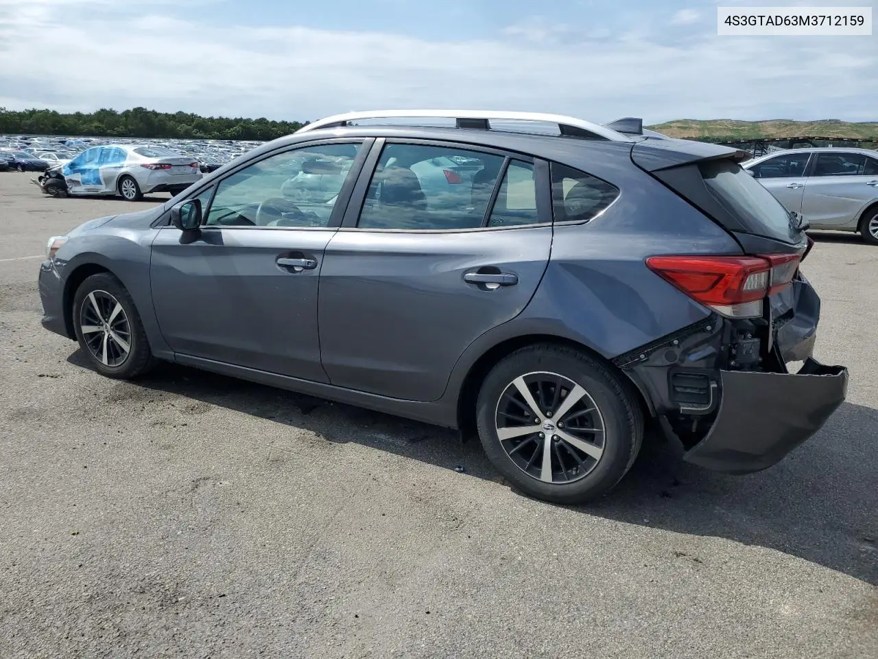 2021 Subaru Impreza Premium VIN: 4S3GTAD63M3712159 Lot: 62774905