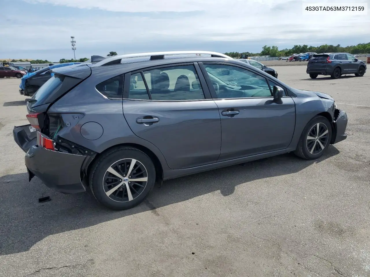 2021 Subaru Impreza Premium VIN: 4S3GTAD63M3712159 Lot: 62774905