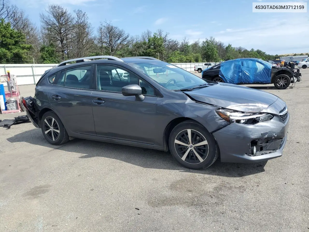 2021 Subaru Impreza Premium VIN: 4S3GTAD63M3712159 Lot: 62774905
