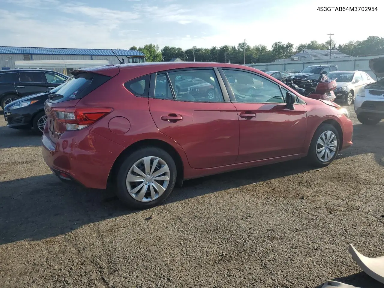 2021 Subaru Impreza VIN: 4S3GTAB64M3702954 Lot: 62898885