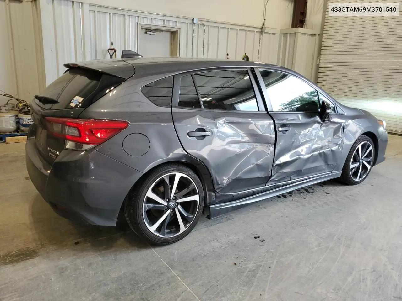 2021 Subaru Impreza Sport VIN: 4S3GTAM69M3701540 Lot: 63095265